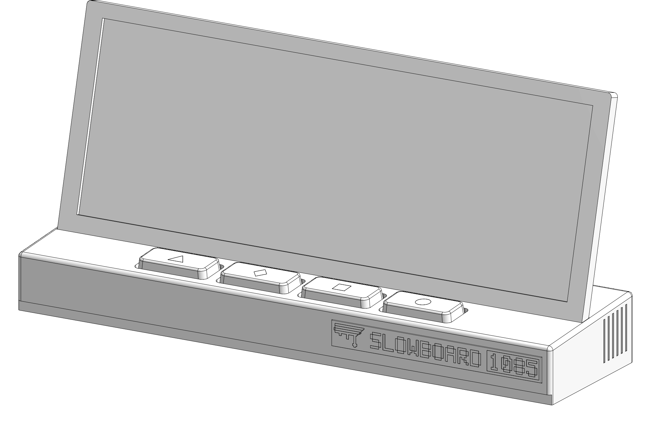 Slowboard 1085, three-quarter view